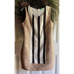Karlie Karlia multi metallic column dress new with tags size medium